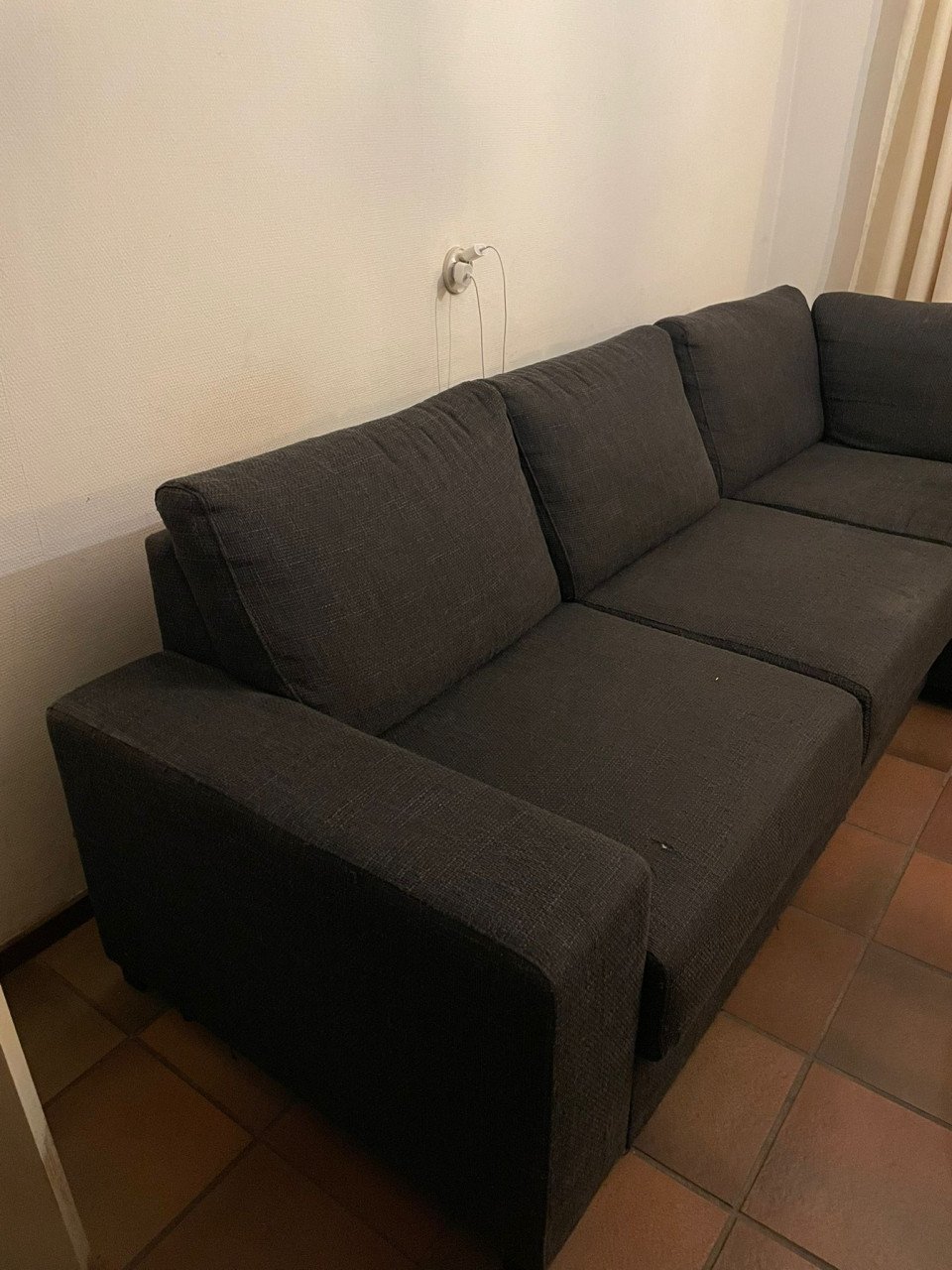 Gratis hoekbank met fauteuil