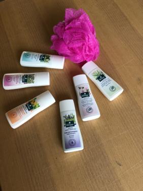 Te koop doucheset van "Kneipp".(nieuw).