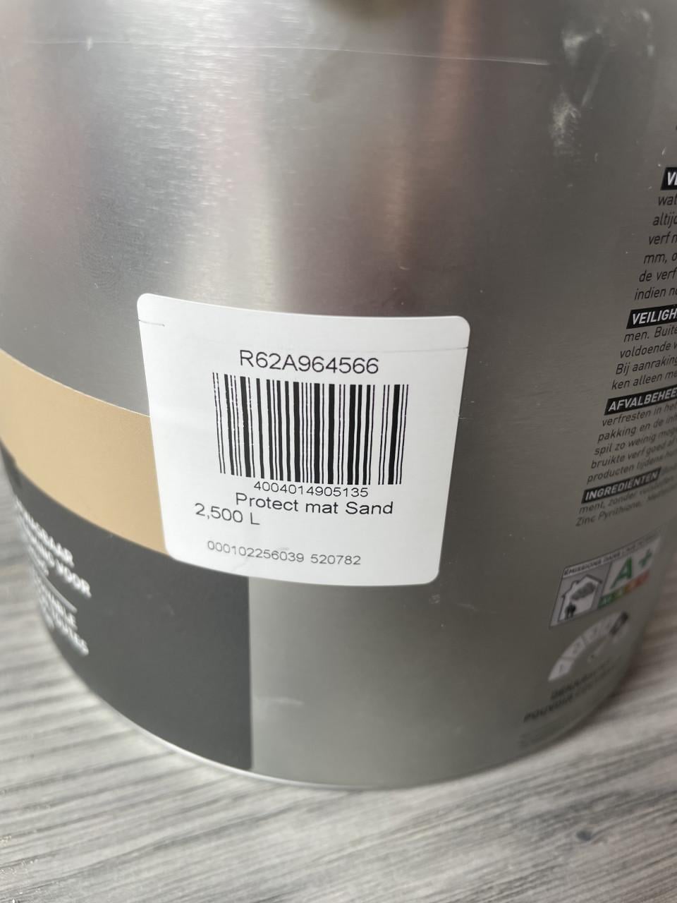 Muurverf Renaulac mat zand 2,5 liter