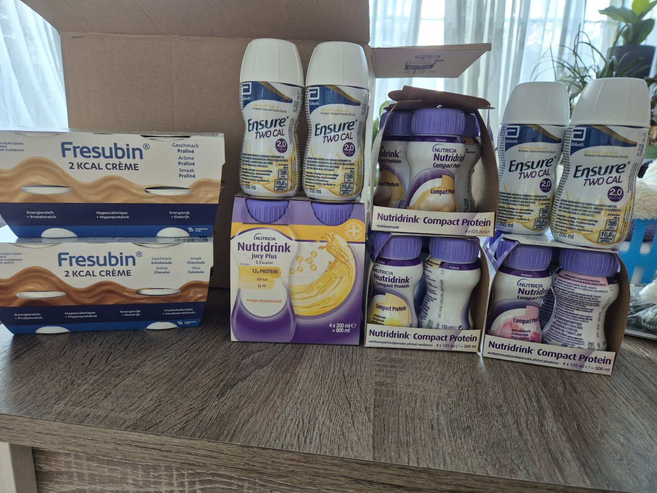 NUTRIDRINK, FRESUBIN, ENSURE
