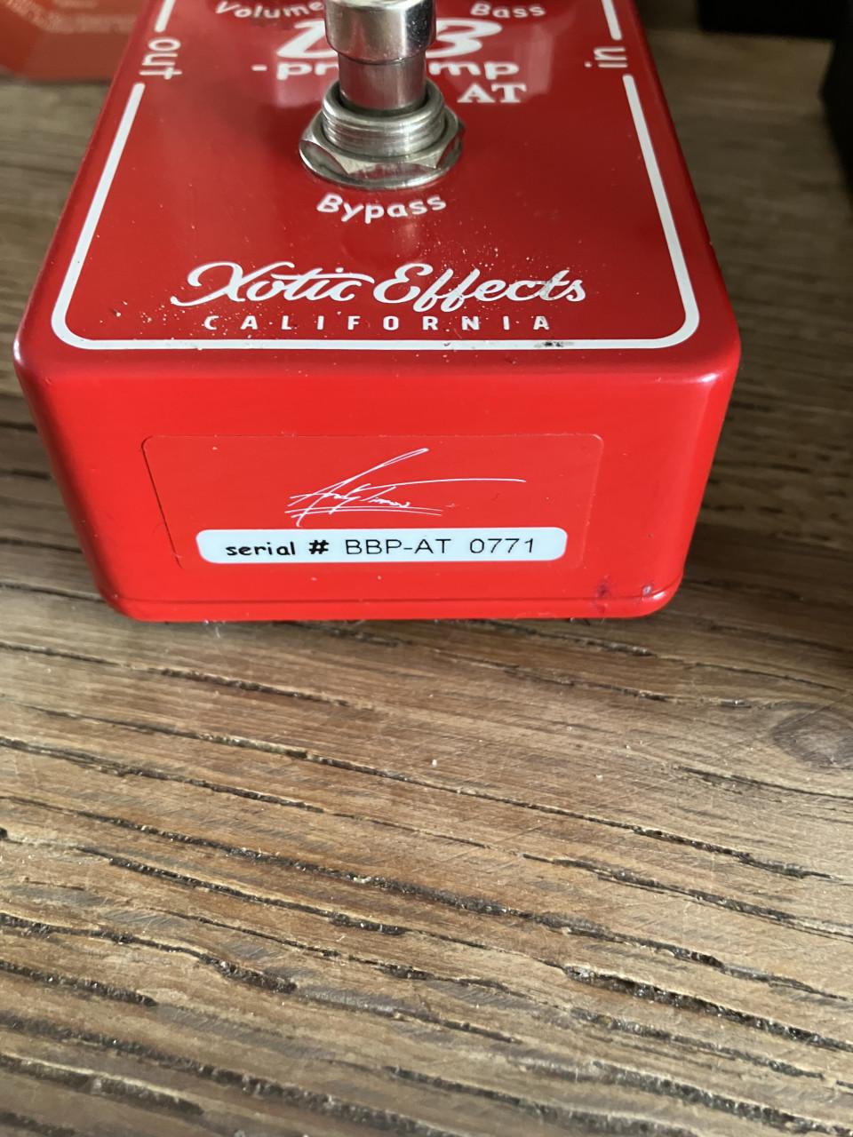 Xotic BB preamp @ Andy Timmons
