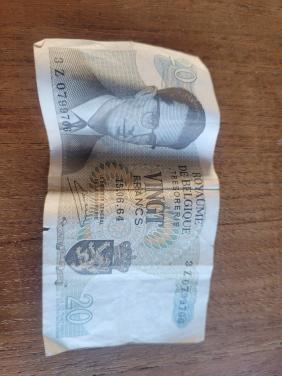 Belgisch bankbiljet van 20 Frank