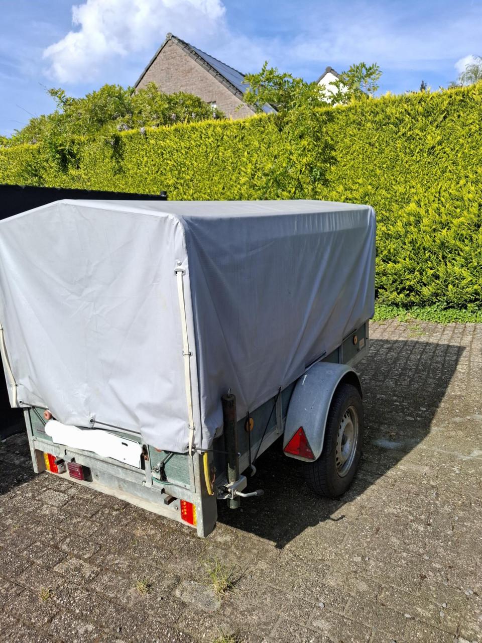 Aanhanger met huif tot 750kg
