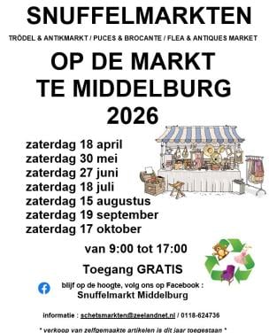 SNUFFELMARKT OP DE MARKT TE MIDDELBURG 2026