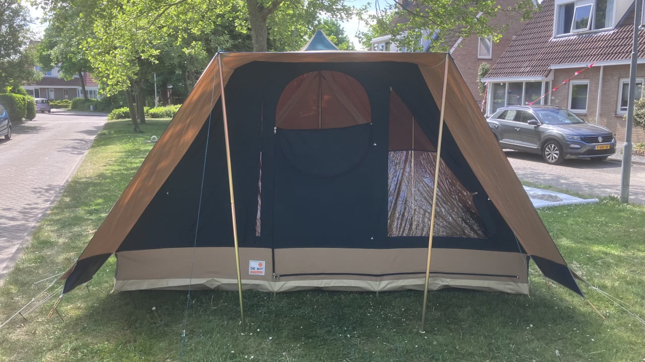 Tent 4 persoons (De Wit)
