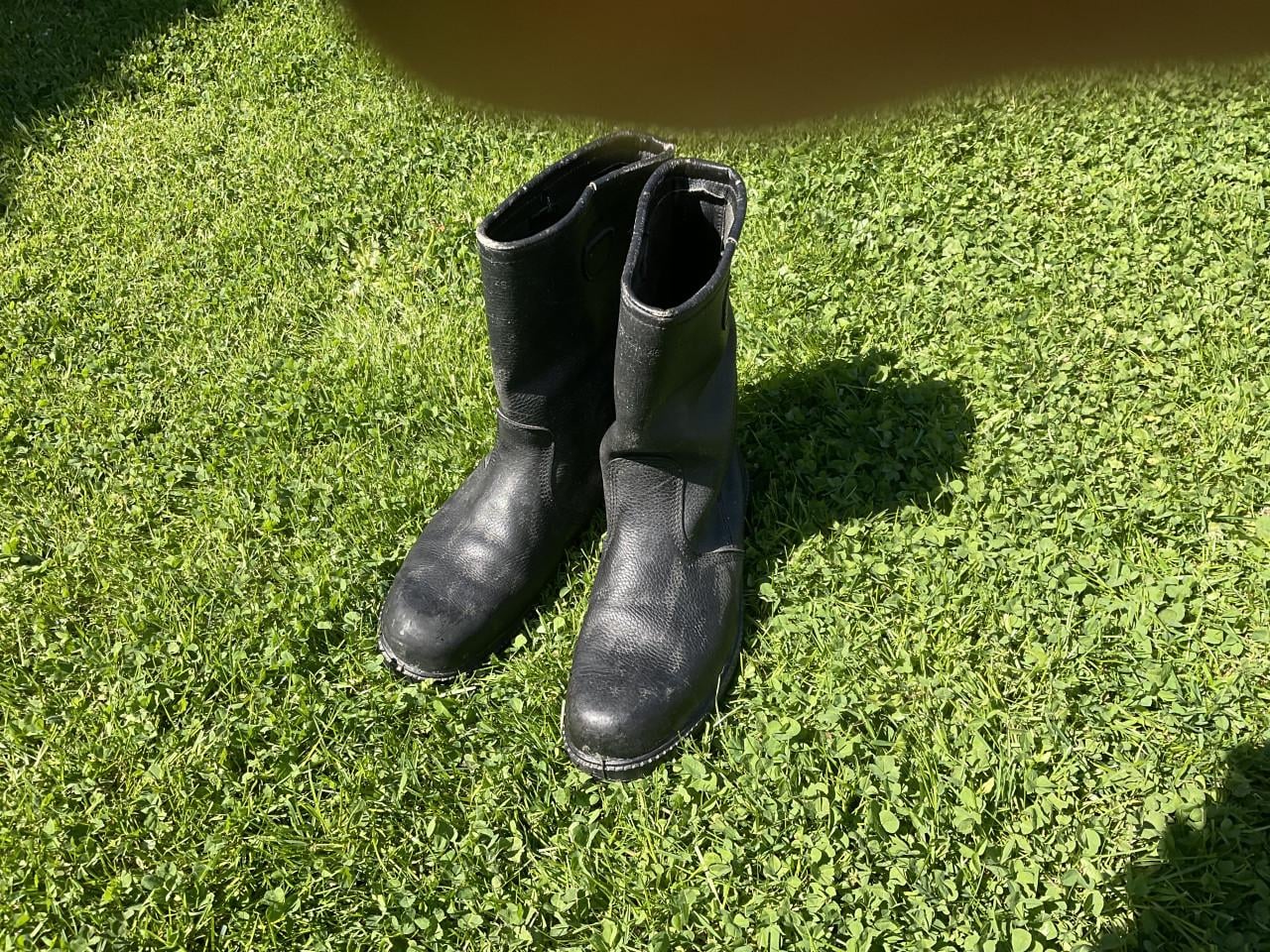 Leren hoge werk laarzen maat46