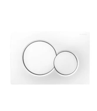 Geberit bedieningsplaat mat wit 2x
