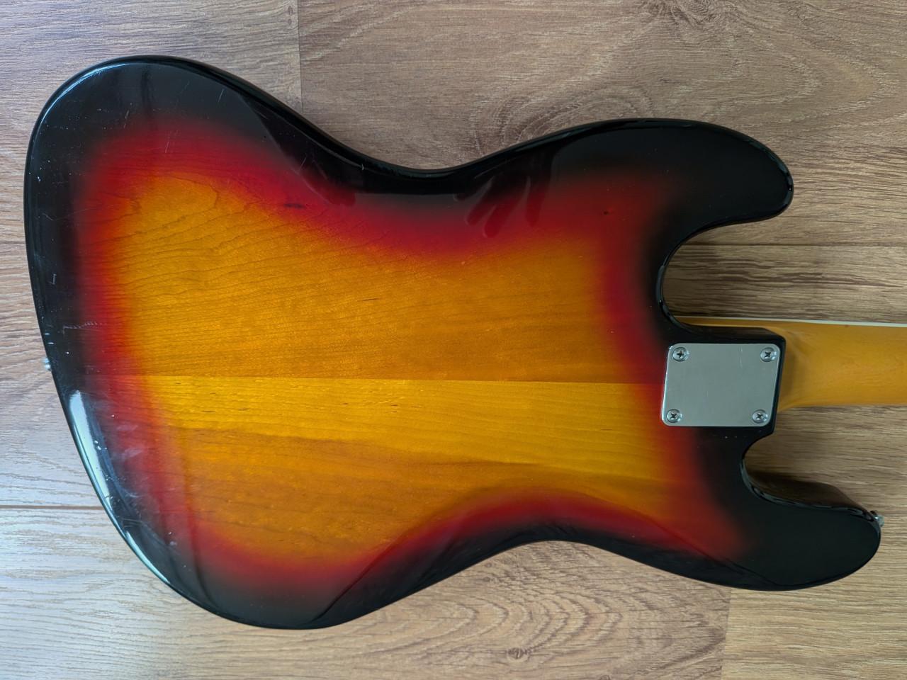 Professionele jazz-bass guitar, bouwer Sjak Zwier,