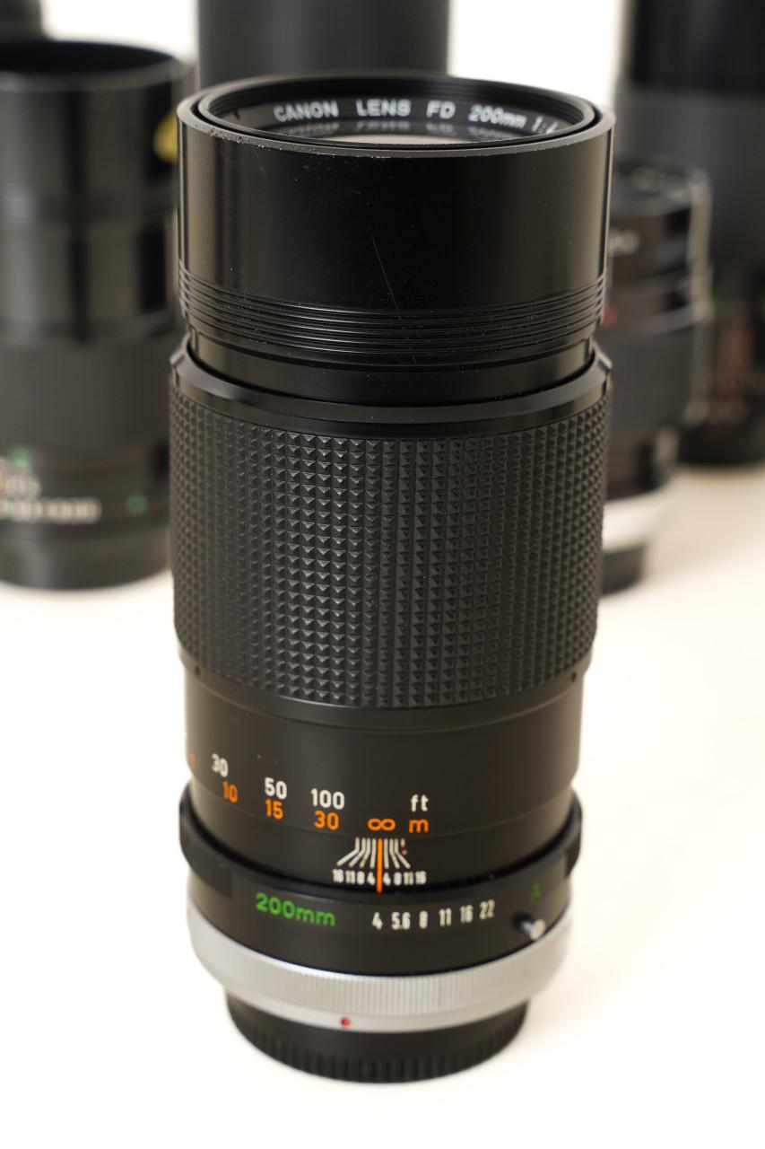 Partij Analoge camera lenzen