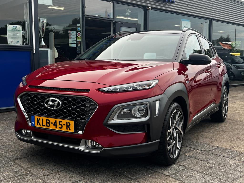 Hyundai Kona 1.6 gdi hev premium two tone, leer, camera, head up display en