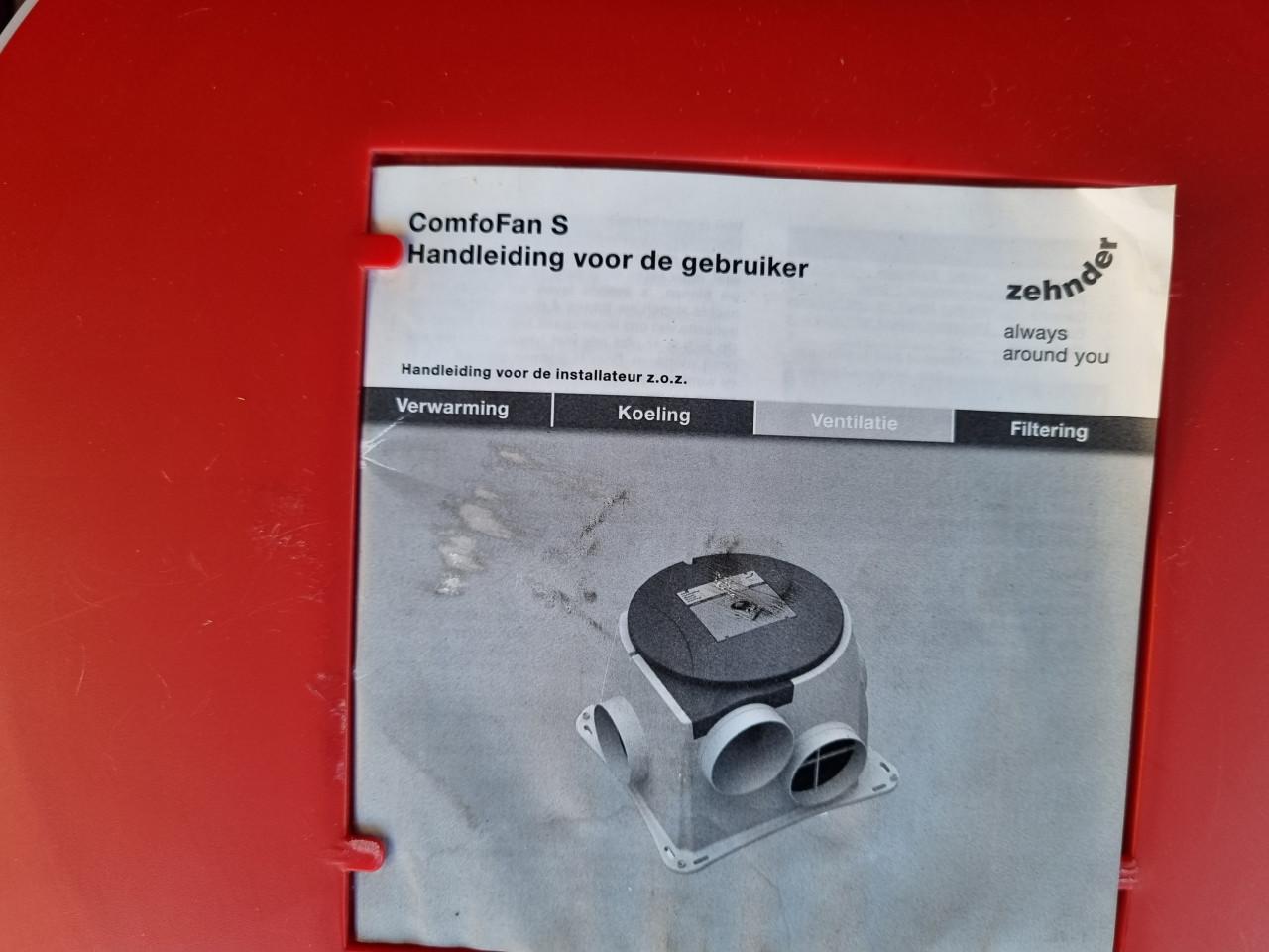 Ventilatiebox Zehnder ComfoFan S nieuw