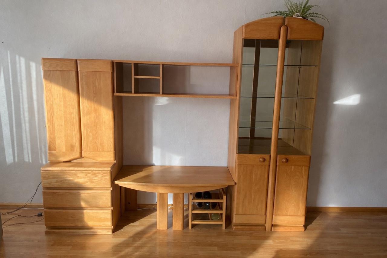 Complete woonkamer blank eiken