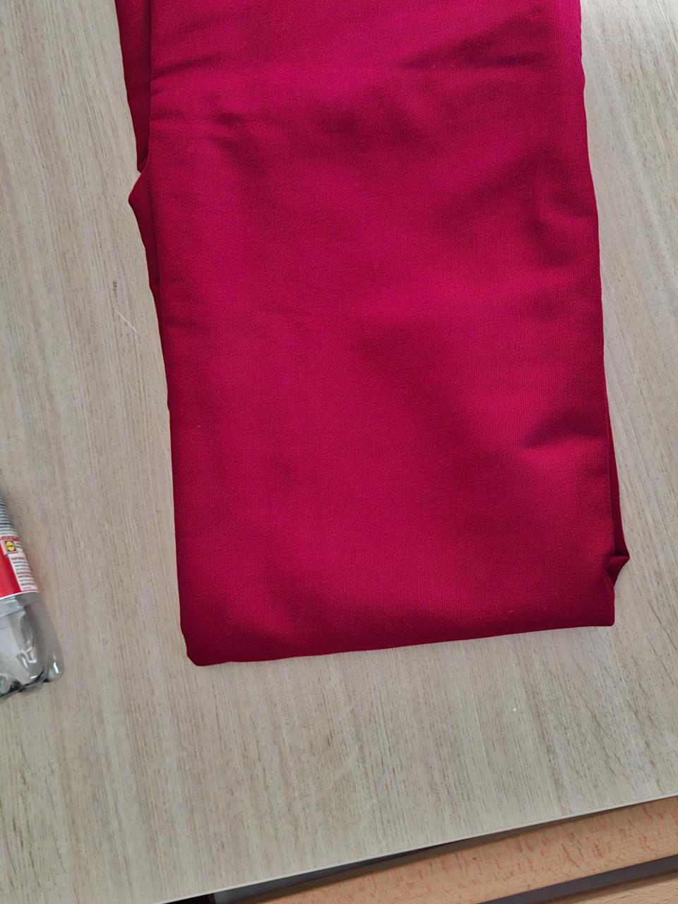 Lap stof, donkerrood, 3 m x 1,4 m