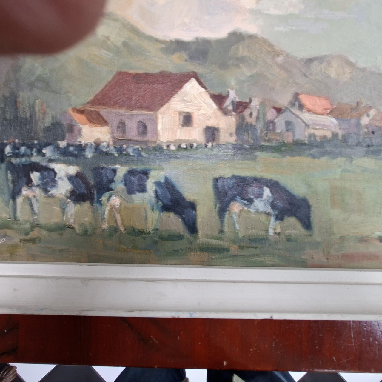 Grazende koeien Ad.Cornelissen( 1918-2002)