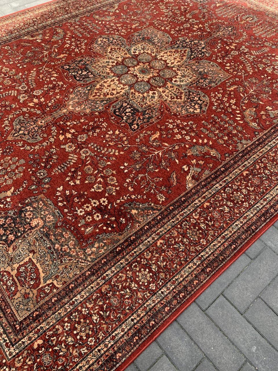 ✨Schitterend Sfeervol Vintage Vloerkleed van Zuiver Scheerwol✨
