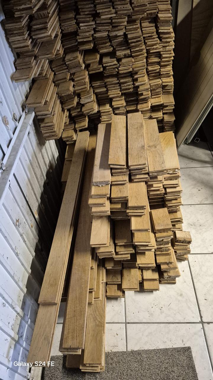 Massief rustiek eiken vloer