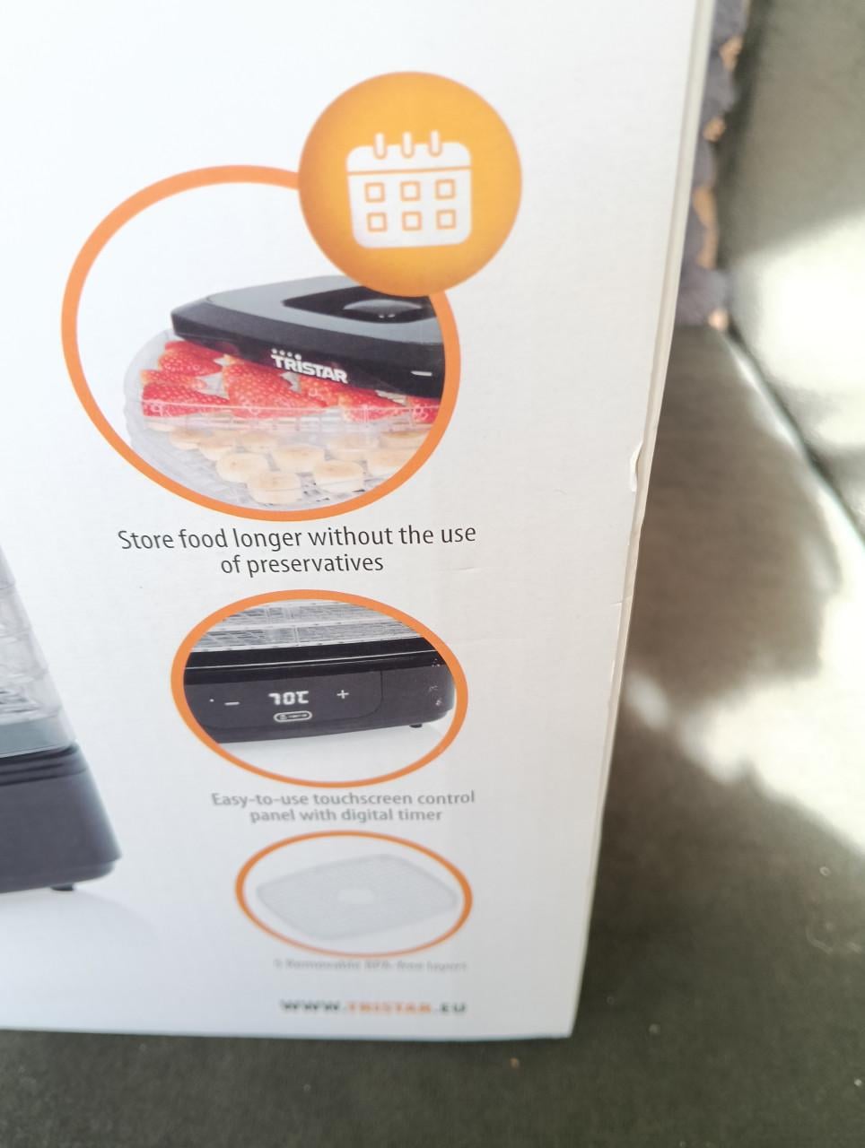 Tristar fruitdroger