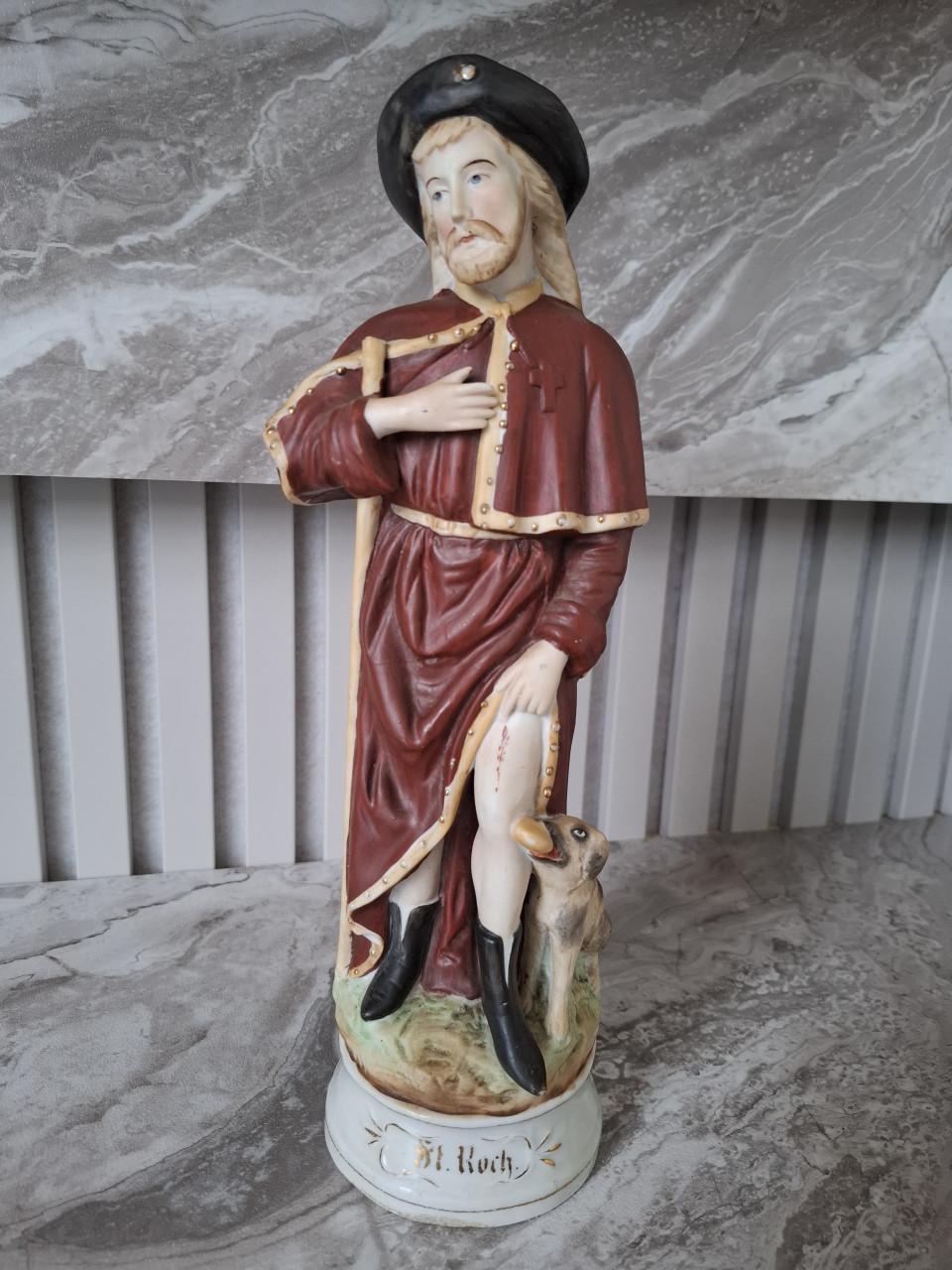 Standbeeld van heilige roch religie uit de jaren 60