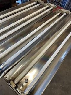 TL Armaturen 29 stuks met lampen