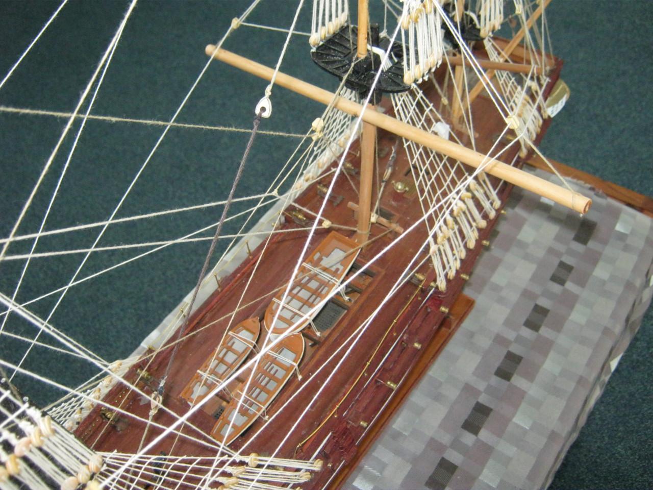 Modelschip Constitution.