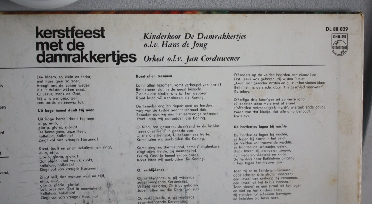 Kerst lp kerstfeest met de damrkkertjes