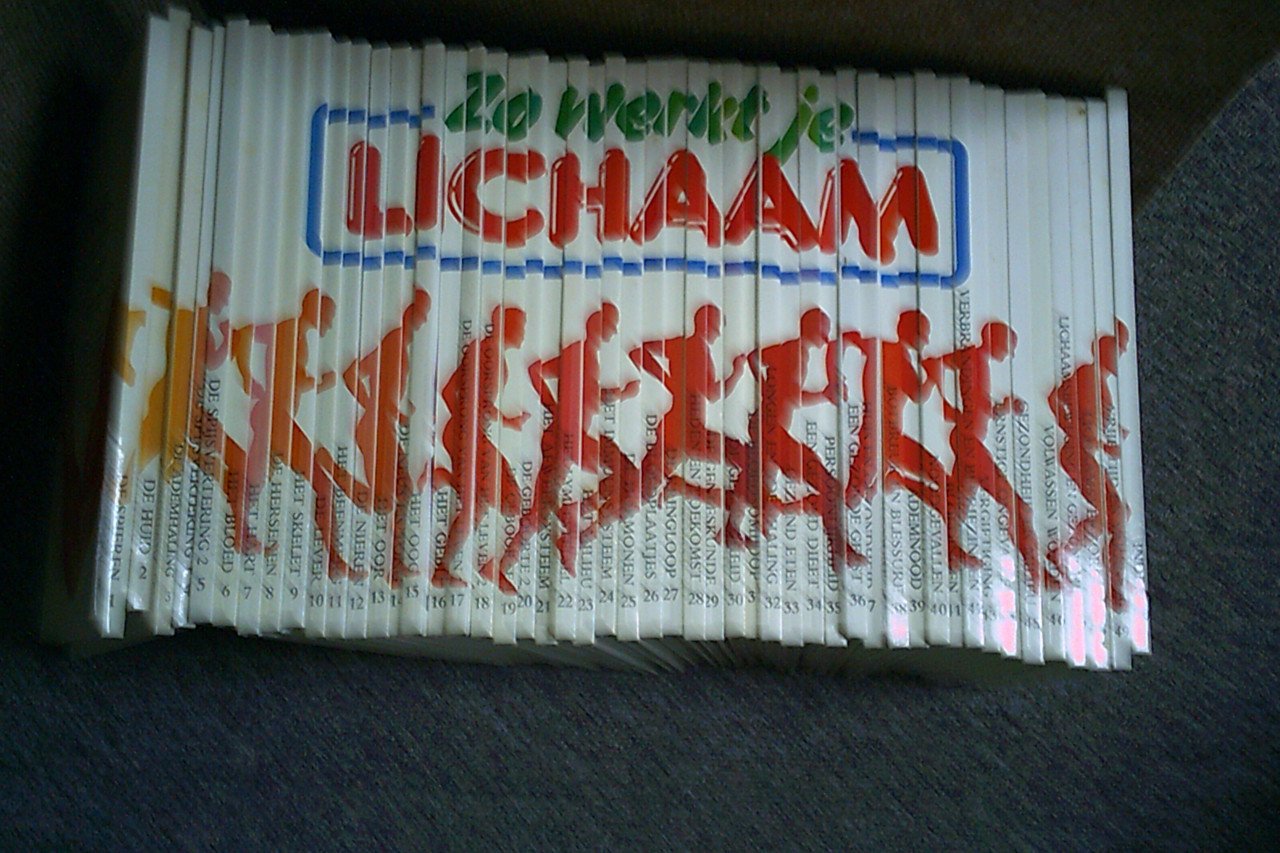 50 delige kinderboeken collectie ZO WERKT JE LICHAAM.