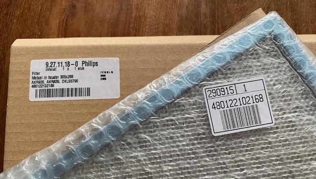 Nieuw | Philips afzuigkap filter dampkap filter 305x268 | 2x
