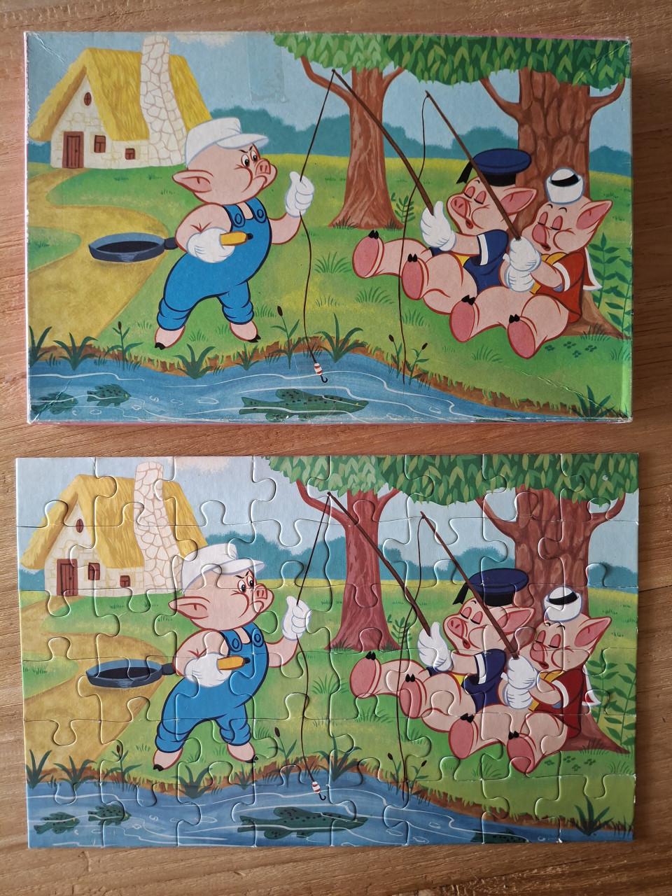 Vintage Legpuzzels, 3 stuks