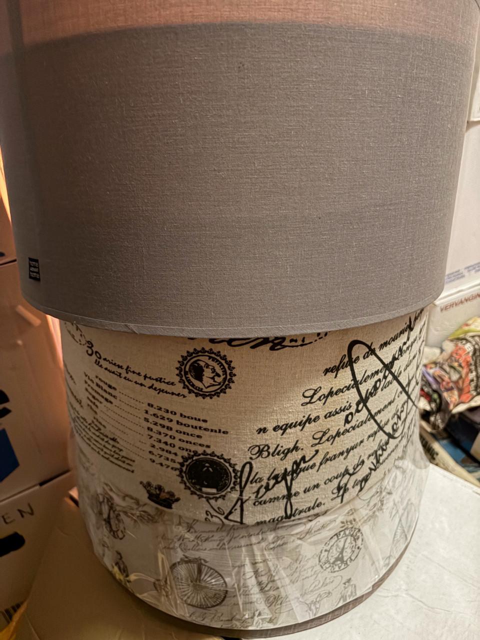 Dozen vol lampen en lampenkappen