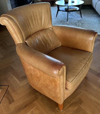 Lederen fauteuil