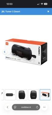 JBL Tuner 3 zwart