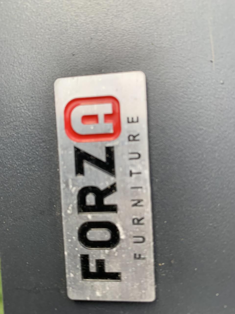 Alminium loungset met stoel en tafel