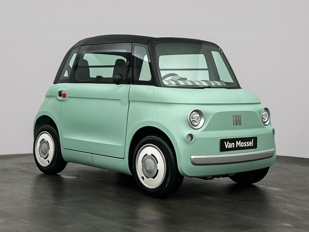 Fiat Topolino | led verlichting | panorama dak | smartphone houder | gratis