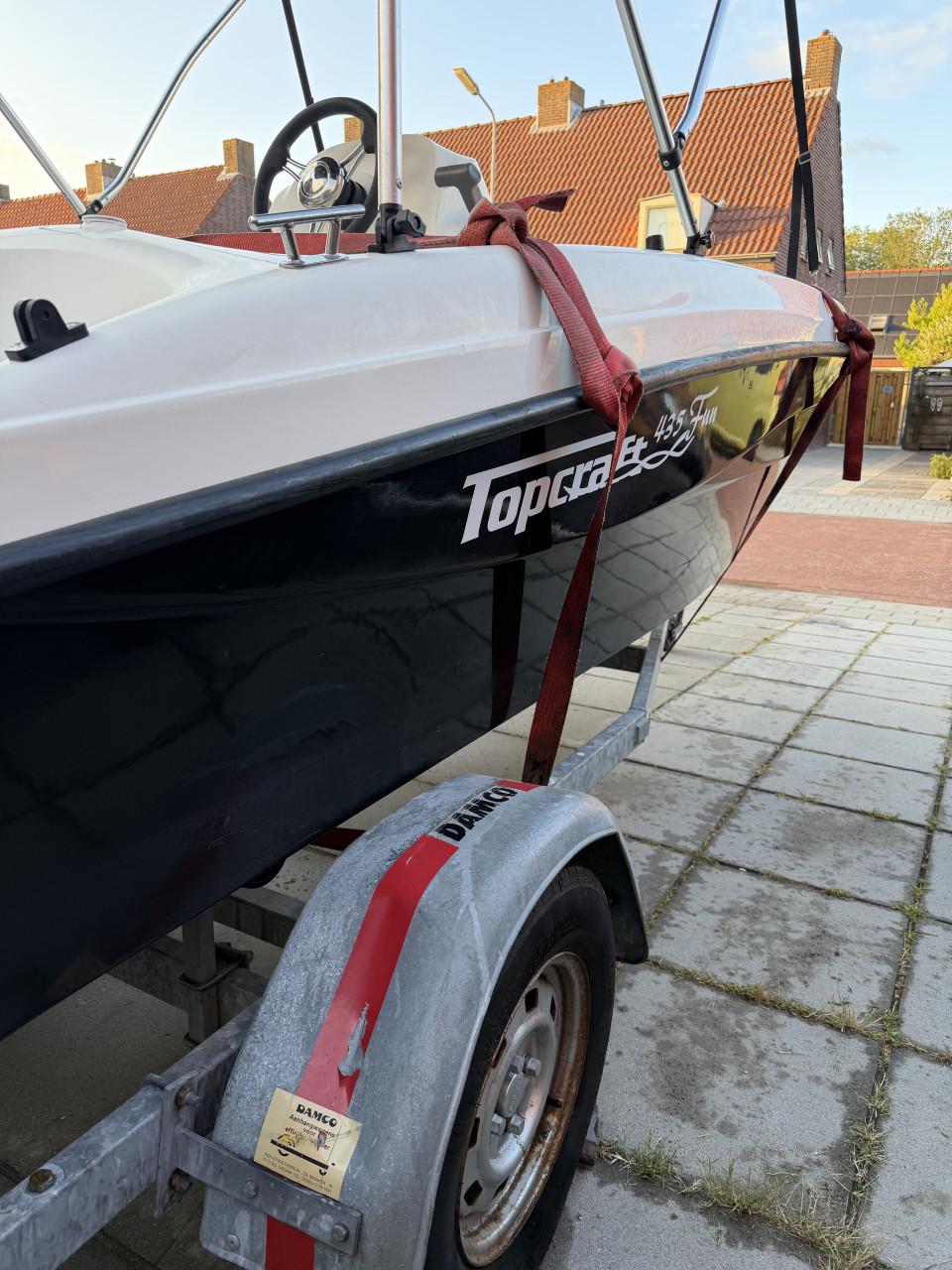 Topcraft 435 Fun + Honda 10 PK 4-takt (2020) + Trailer