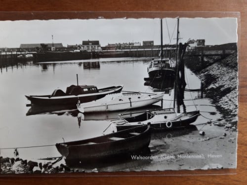 Ansichtkaart Walsoorden haven ca 1960