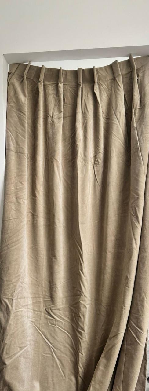 Velours gordijnen 2 stuks