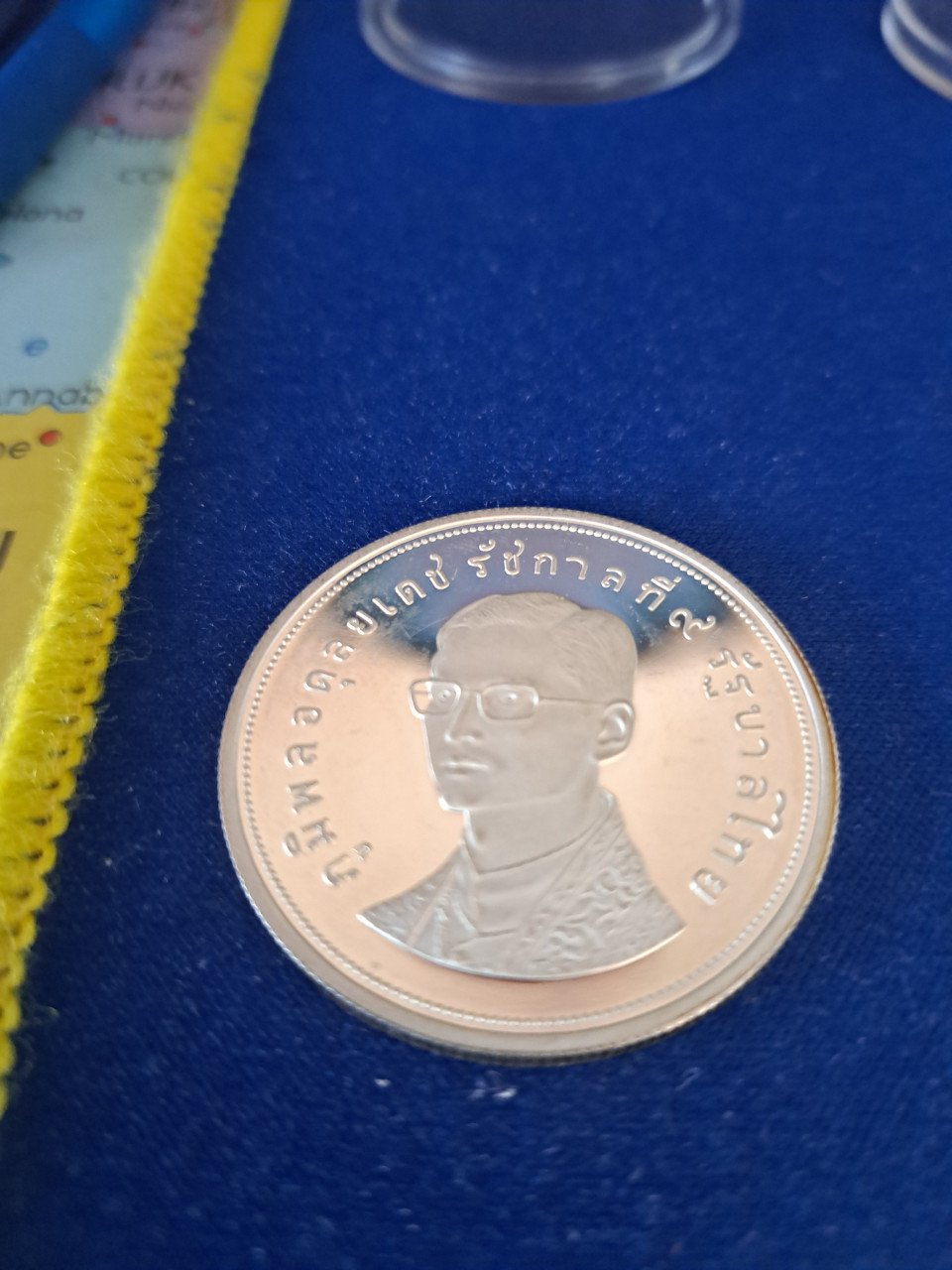 Zilveren munt neushoorn fdc
