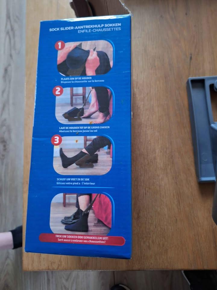 Aantrekhulp voor sokken nieuw
