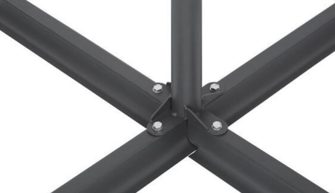 Nieuwe zweefparasol / Rond 3 meter. / Zeer fraai systeem !!