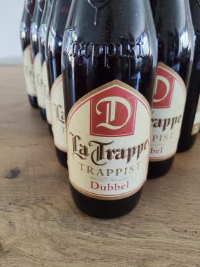15 flessen La Trappe Dubbel €0,50 per stuk