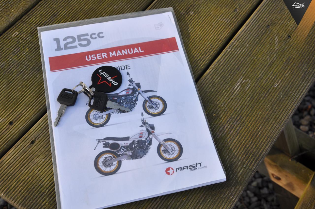 Mash X-Ride 125 A1 rijbewijs! Ideaal voor achter/in de camper!