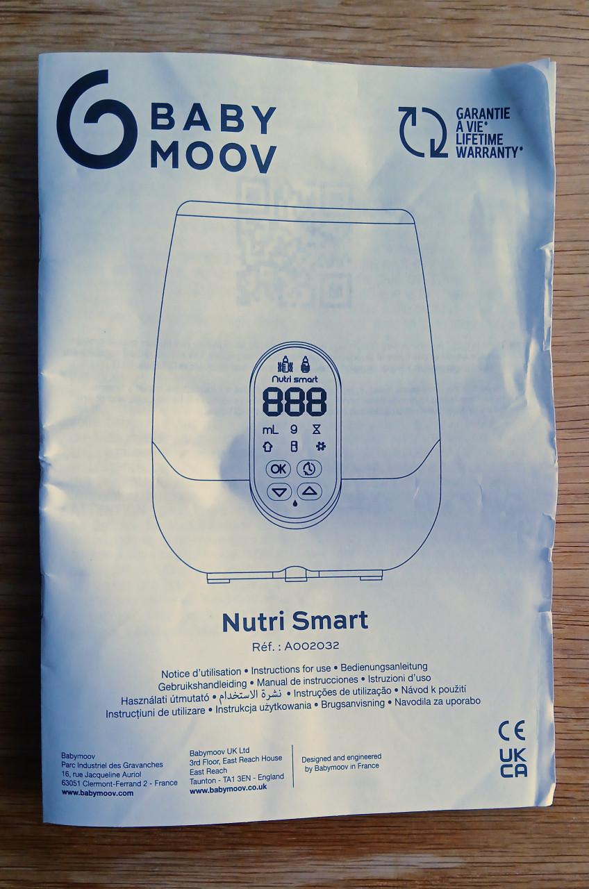 Flessenwarmer nutri smart + nieuwe flessenborstel BABY MOOV
