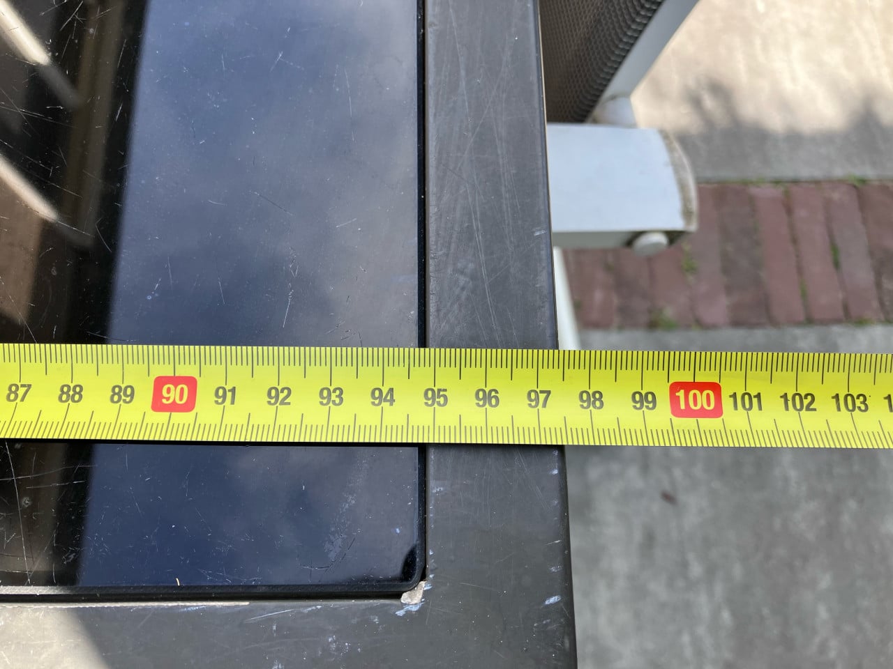 Buitentafel aluminium