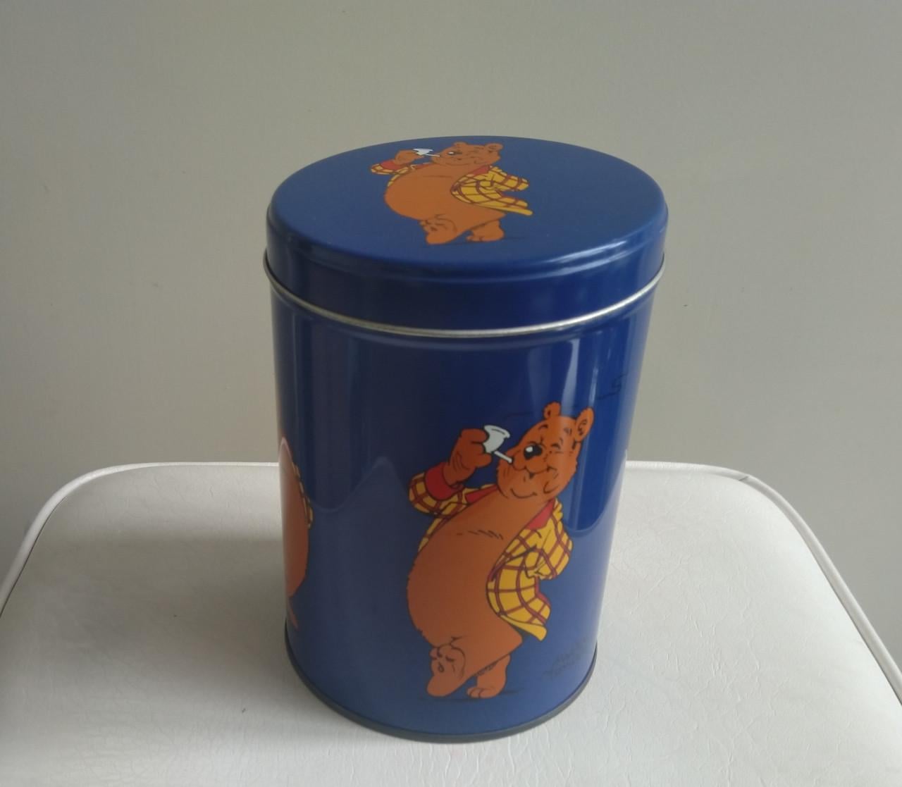 Vintage blikken trommel Olivier Bommel