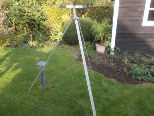 DRIEPOOT STRANDSTEUN ALUMINIUM LANG MODEL