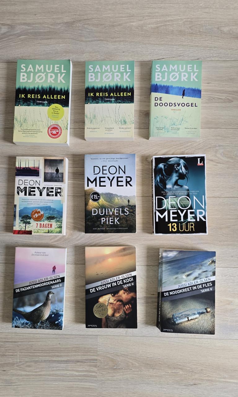 Spannende Scandinavische thrillers / leesboeken e.a. schrijvers