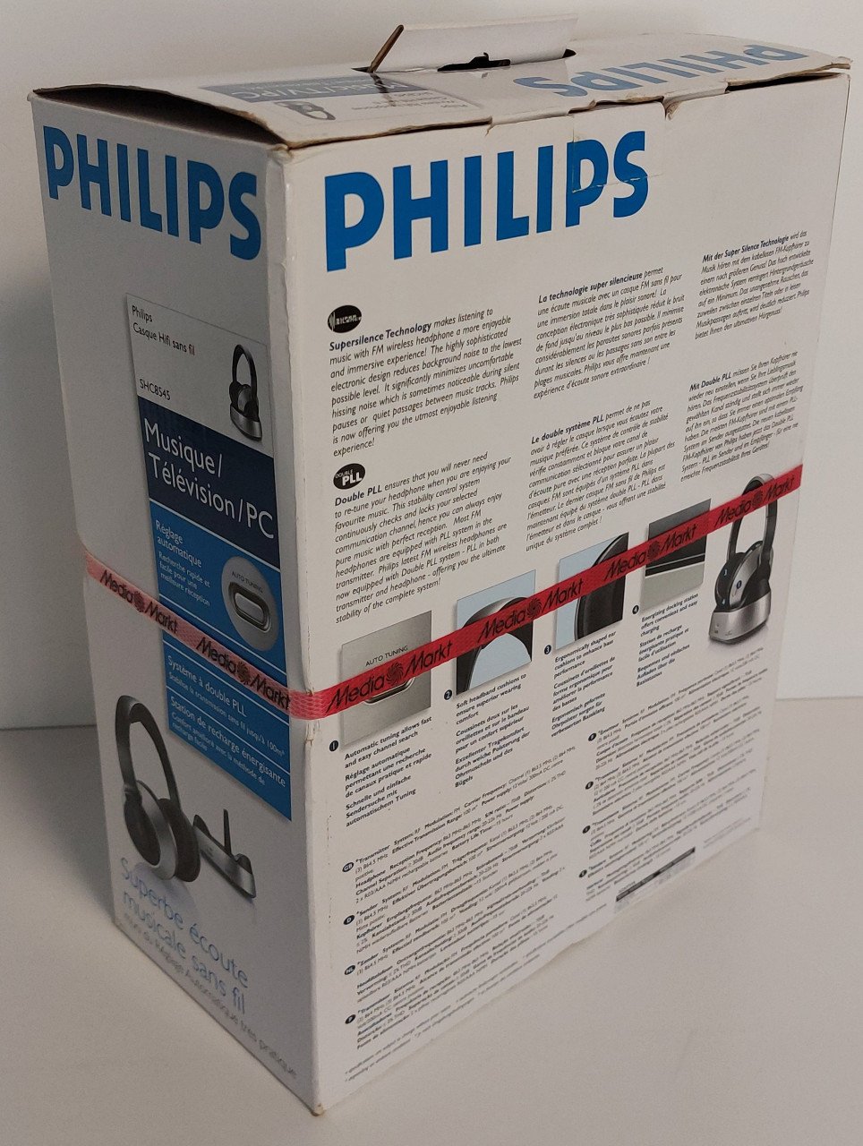 Philips SHC8545 Draadloze Hifi-hoofdtelefoon