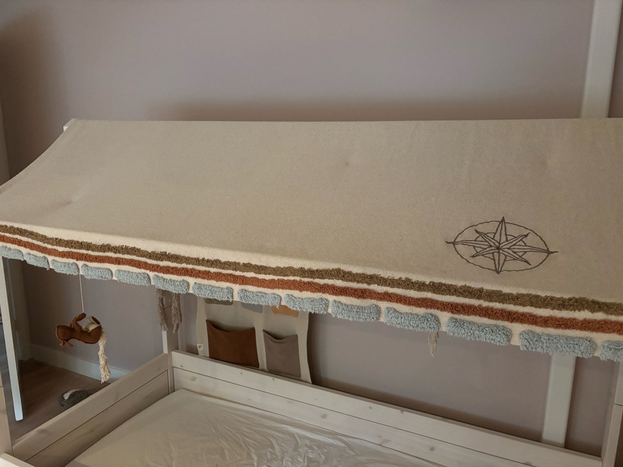 LIFETIME kidsroom stoffen dak canoe advent incl blaadjes en eekhoorns
