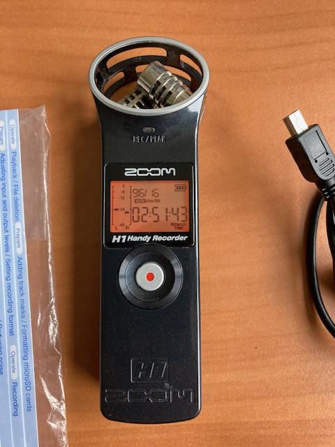 ZOOM H1 Audio recorder met tripod