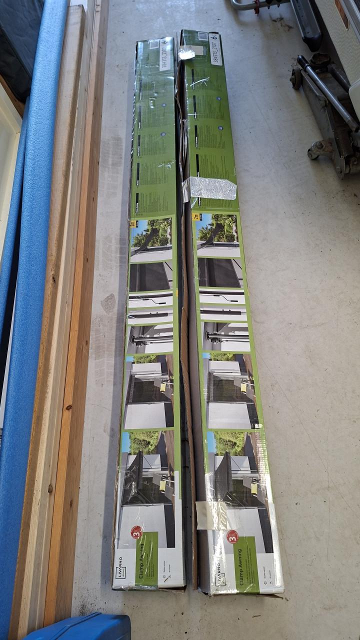 Zonnescherm zwart 2 meter